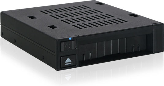 Icy Dock flexiDOCK 2.5 Inch SSD Dock Trayless Hot-Swap SATA/SAS Mobile Rack for Ext 3.5 Inch Bay Μαύρο (MB521SP-B) - Image 3