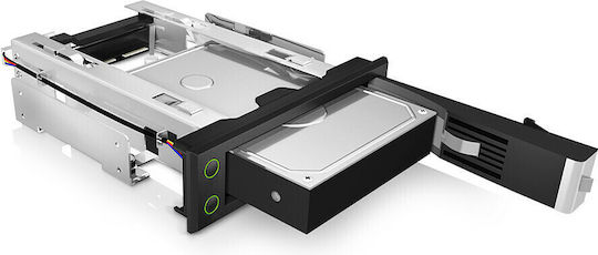 Icy Box Internal mobile rack Icy Box IB-166SSK-B for SATA & SAS HDD Μαύρο IB-166SSK-B - Image 2