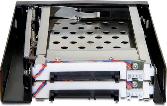 DeLock 3.5″ Mobile Rack for 2 x 2.5″ SATA Μαύρο 47189 - Image 4