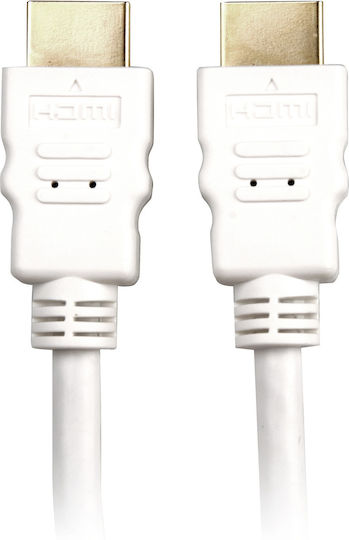 Sharkoon HDMI 1.4 Cable HDMI male - HDMI male 1m Λευκό - Image 2