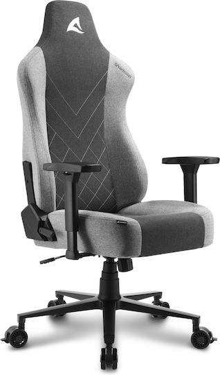 Sharkoon SKILLER SGS30 Fabric Καρέκλα Gaming Δερματίνης με Ρυθμιζόμενα Μπράτσα Black/Grey - Image 3