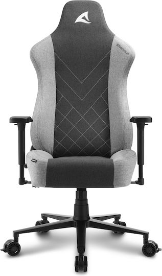 Sharkoon SKILLER SGS30 Fabric Καρέκλα Gaming Δερματίνης με Ρυθμιζόμενα Μπράτσα Black/Grey - Image 2