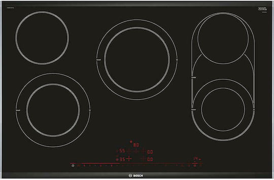 Bosch Serie 8 Κεραμική Εστία με Πλαίσιο Αυτόνομη με Λειτουργία Κλειδώματος 81.6x52.7εκ. PKM875DP1D - Image 2