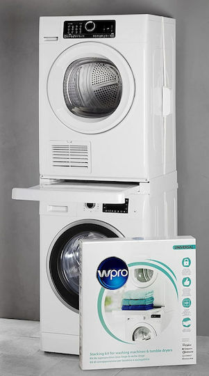 Wpro Universal Stacking Kit 484000008436 Συνδετικό Πλυντηρίου/Στεγνωτηρίου από Μέταλλο με Συρτάρι 62.5x57.5εκ. - Image 3