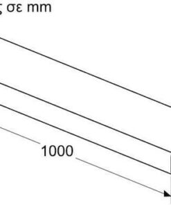 Alternative view of Neff Z861SM2 Σύνδεσμος/Γωνία Απορροφητήρα Συμβατός με Neff / Siemens 100x22.2cm