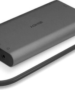 Alternative view of Lindy USB-C Docking Station με HDMI/DisplayPort 4K PD Ethernet και συνδεση 2 Οθονών Γκρι (43323)