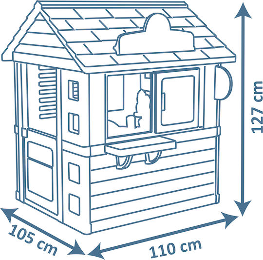 Smoby Παιδικό Σπιτάκι Κήπου Sweety Corner Πολύχρωμο 105x110x127εκ. 810718 - Image 3