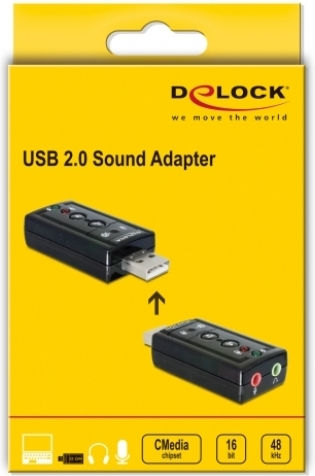 DeLock Εξωτερική USB Κάρτα Ήχου 7.1 61645 - Image 5