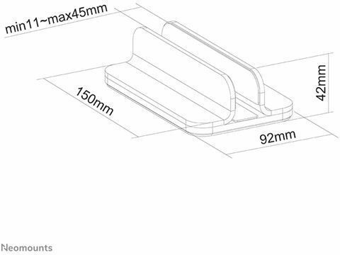 Neomounts Βάση για Laptop έως 17" Ασημί (NSLS300) - Image 4