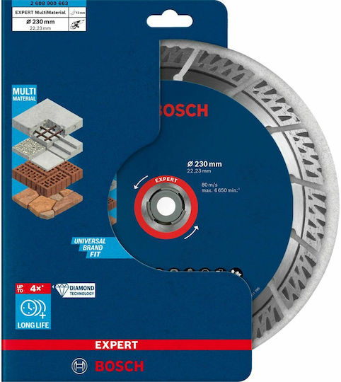 Bosch Δίσκος Κοπής Δομικών Υλικών 230mm 2608900663 - Image 2