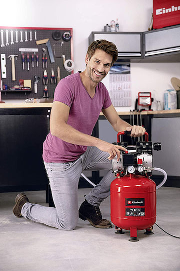 Einhell TE-AC 24 Μονοφασικό Κομπρεσέρ Αέρος 57dB με Ισχύ 1hp και Αεροφυλάκιο 24lt - Image 5