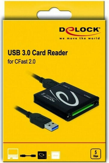 DeLock Card Reader USB 3.0 για CompactFlash (91686) - Image 3