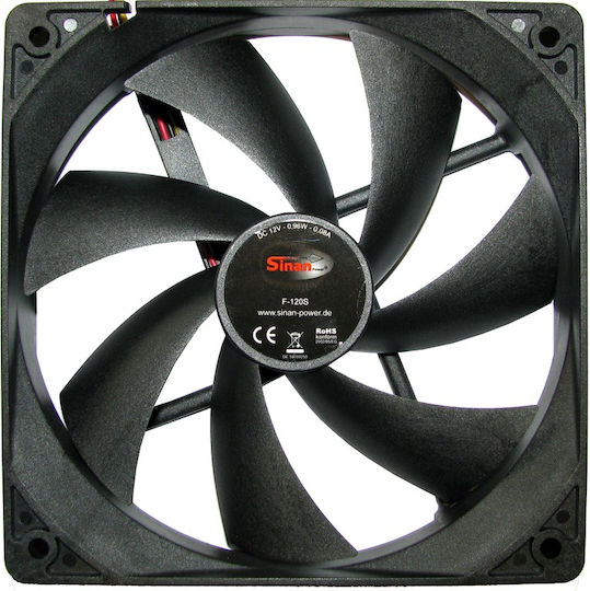 Inter-Tech F-120-S Case Fan με Σύνδεση 3-Pin - Image 3