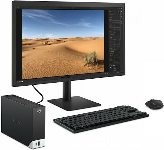 Seagate One Touch Hub USB 3.0 Εξωτερικός HDD 8TB 3.5" Μαύρο - Image 3