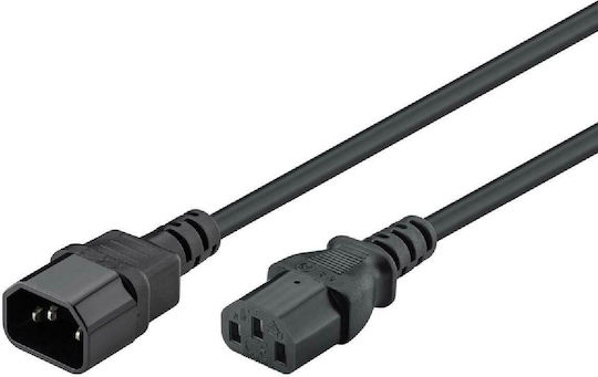 Goobay IEC C14 - IEC C13 Cable 3m Μαύρο 95287 - Image 2