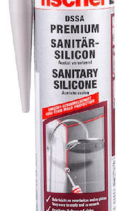 fischer Premium Sanitary Σφραγιστική Σιλικόνη Αντιμουχλική Λευκή 310ml 053101