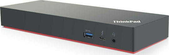Lenovo ThinkPad Universal 90W USB-C Docking Station με HDMI/DisplayPort 4K PD Ethernet και συνδεση 3 Οθονών Μαύρο - Image 4
