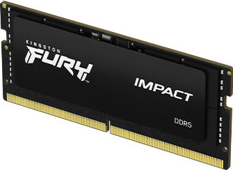 Kingston Fury Impact DDR5 16GB RAM με 2x8GB Modules και Ταχύτητα 4800 για Laptop KF548S38IBK2-16 - Image 2