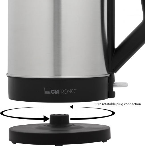 Clatronic WKS 3692 Βραστήρας 1.5lt 2200W Μαύρος - Image 3