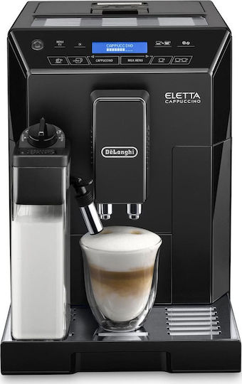 De'Longhi Eletta Αυτόματη Μηχανή Espresso 1450W Πίεσης 15bar για Cappuccino με Μύλο Άλεσης Μαύρη - Image 3