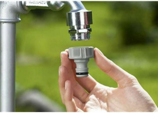 Gardena 18220-50 Ρακόρ Βρύσης με Θηλυκό Σπείρωμα 21mm Γκρι - Image 4