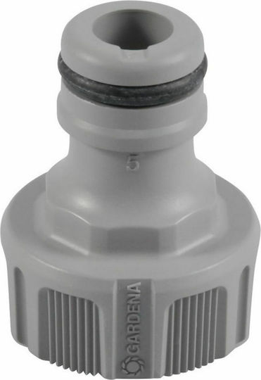 Gardena 18220-50 Ρακόρ Βρύσης με Θηλυκό Σπείρωμα 21mm Γκρι - Image 2