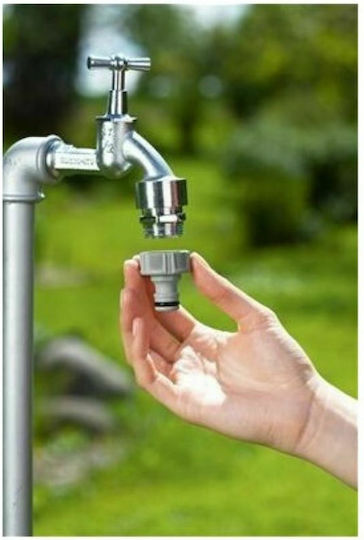 Gardena 18220-50 Ρακόρ Βρύσης με Θηλυκό Σπείρωμα 21mm Γκρι - Image 6