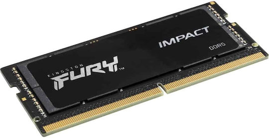 Kingston Fury Impact DDR5 με Module 1x8GB και Ταχύτητα 4800 για Laptop KF548S38IB-8 - Image 3