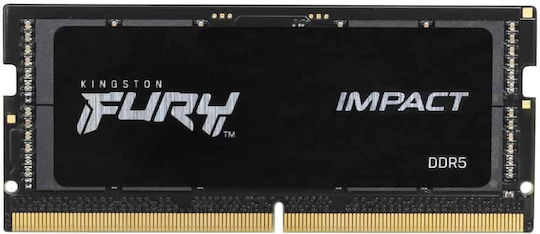 Kingston Fury Impact DDR5 16GB RAM με 2x8GB Modules και Ταχύτητα 4800 για Laptop KF548S38IBK2-16 - Image 3