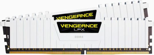 Corsair Vengeance LPX White DDR4 32GB RAM με 2x16GB Modules και Ταχύτητα 3200 για Desktop CMK32GX4M2E3200C16W - Image 2