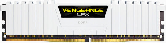 Corsair Vengeance LPX White DDR4 32GB RAM με 2x16GB Modules και Ταχύτητα 3200 για Desktop CMK32GX4M2E3200C16W - Image 5