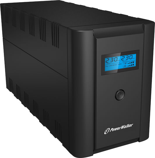 Powerwalker PowerWalker VI 1200 LCD UPS Line-Interactive 1200VA 600W με 2 Schuko Πρίζες - Image 4