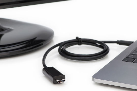 Digitus Cable HDMI male - USB-C male 2m Μαύρο AK-300330-020-S - Image 4