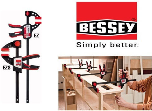 Bessey EZS15-8 Σφιγκτήρας Αυτόματος Σκανδάλης με Μέγιστο Άνοιγμα 150mm - Image 2