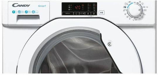 Candy Εντοιχιζόμενο Πλυντήριο Ρούχων 7kg 1200 Στροφών Kg Detector CBW 27D1E-S - Image 4