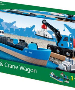 Alternative view of Brio Toys Freight Crane Καραβάκι για 3+ Ετών