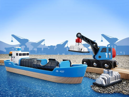 Brio Toys Freight Crane Καραβάκι για 3+ Ετών - Image 5
