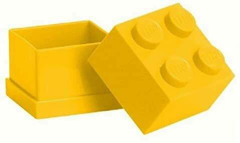 Room Copenhagen Lego Mini Box 4 Πλαστικό Παιδικό Δοχείο Φαγητού Κίτρινο 4.6 x 4.6 x 4.3εκ. 40111732 - Image 3