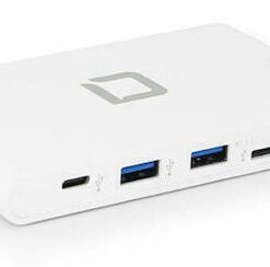 Alternative view of Dicota USB-C Docking Station με HDMI 4K PD Ethernet Λευκό (D31729)