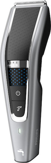 Philips Series 5000 Επαναφορτιζόμενη Κουρευτική Μηχανή Silver/Black HC5650/15 - Image 4