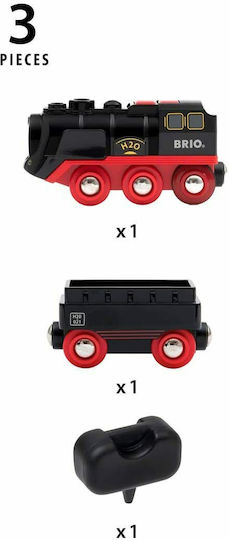 Brio Toys Τρενάκι με Φως και Καπνό για 3+ Ετών 33884 - Image 2