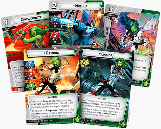 Fantasy Flight Marvel Champions: The Card Game - Gamora Hero Pack Deck FFMC18 - Image 2