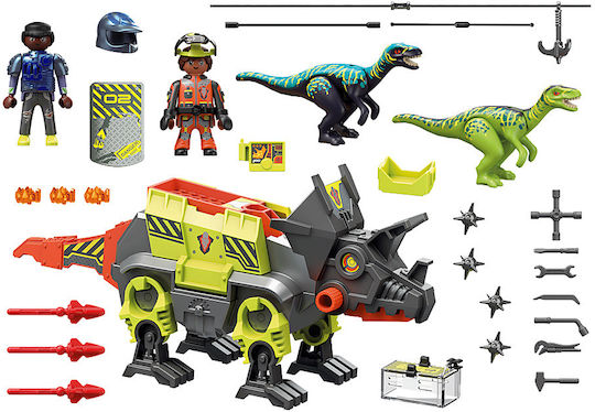 Playmobil Dino Rise Ρομπότ Δεινόσαυρος & Πολεμιστές για 5-10 ετών 70928 - Image 7