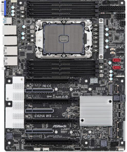 Alternative view of ASRock C621A WS Motherboard ATX με Intel 4189 Socket 90-MXBGU0-A0UAYZ