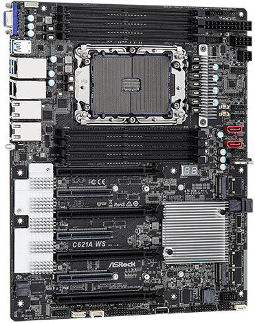 ASRock C621A WS Motherboard ATX με Intel 4189 Socket 90-MXBGU0-A0UAYZ - Image 4