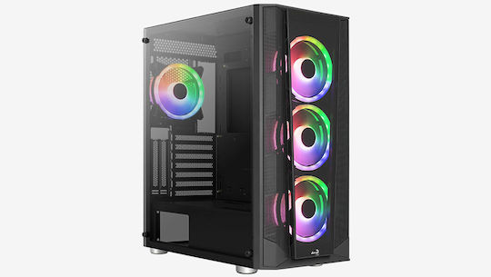 Aerocool Prism ARGB Midi Tower Κουτί Υπολογιστή Μαύρο - Image 3