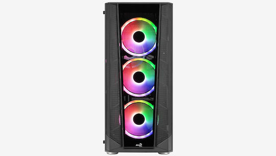 Aerocool Prism ARGB Midi Tower Κουτί Υπολογιστή Μαύρο - Image 2