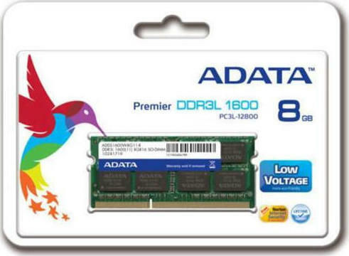 Adata DDR3 με Module 1x8GB και Ταχύτητα 1600 για Laptop ADDS1600W8G11-S - Image 2