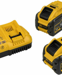 Dewalt Σετ 2 Μπαταριών Εργαλείου Λιθίου 54V Χωρητικότητας 12Ah με Φορτιστή DCB118Y2T