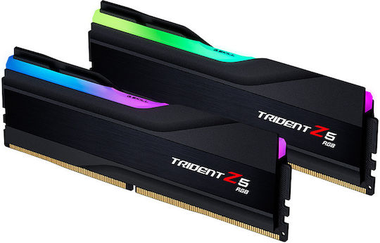 G.Skill Trident Z5 RGB DDR5 64GB RAM με 2x32GB Modules και Ταχύτητα 5600 για Desktop F5-5600J3636D32GX2-TZ5RK - Image 3
